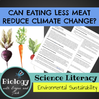 Preview of Science Literacy: Can Eating Less Meat Reduce Climate Change?