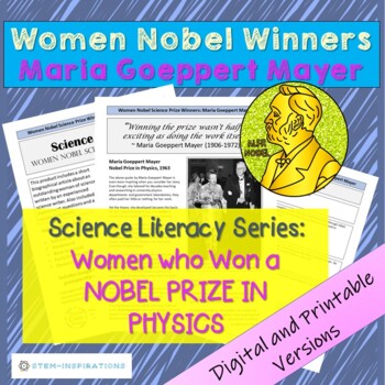 Preview of Science Literacy Series Women Nobel Science Prize Winners: Maria Goeppert Mayer