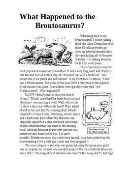 Preview of What Happened to the Brontosaurus?