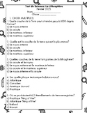 Science Lithosphère test french
