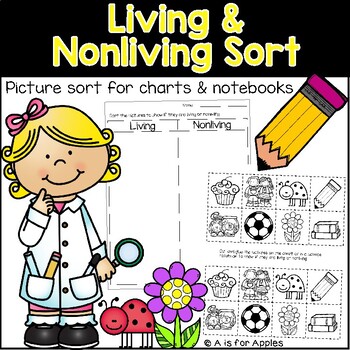 Preview of Science Living and Nonliving Sort