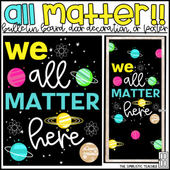 Preview of Science Matter Bulletin Board, Door Decoration Kit, or Poster