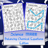 Science Maze Balancing Chemical Equations