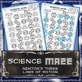 Science Maze Newton's Three Laws of Motion