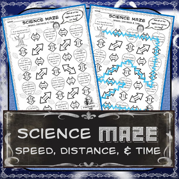 Science Maze Speed, Distance, and Time by Science of Things | TpT
