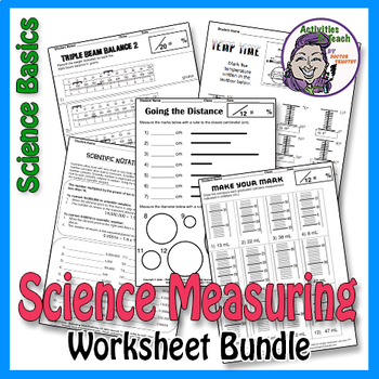 Preview of Science Measurement Bundle + Bonus Activity