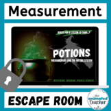 Science Measurement Digital Escape Room Spooky Halloween P