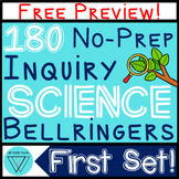 Science Middle School Daily No-Prep Bellringers - FREEBIE 