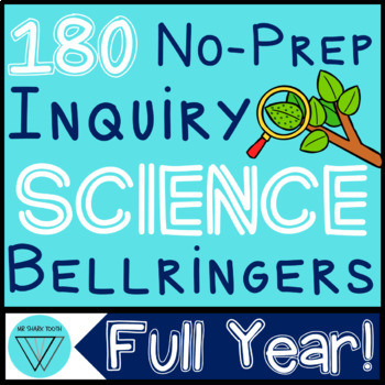 Preview of Science Middle School Daily No-Prep Bellringers - Full Year Starters & Warm Ups