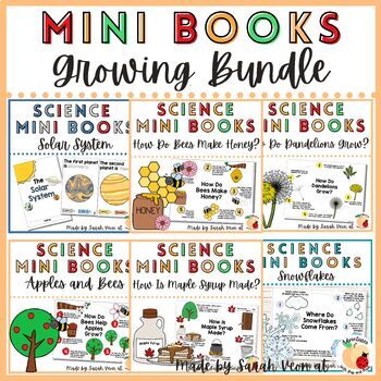 Preview of Science Mini Books - GROWING BUNDLE