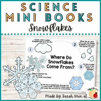 Preview of Science Mini Books - Where do Snowflakes Come From?