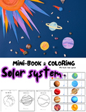 Science Mini book and coloring of Solar system