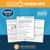 Science Minute Daily Warm-Ups, Bellringers - Grades 3-5 - 