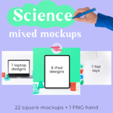 Science Mockups - Laptops, iPads + Flat Lay