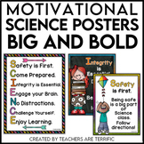 Science Motivational Posters in Big and Bold Colors
