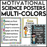 Science Motivational Posters in Multi-Colors