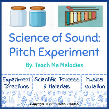 Preview of Sound Science Experiment: Exploring Pitch with Water Glasses