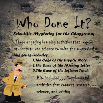Preview of Science Mysteries: Who Done It?!
