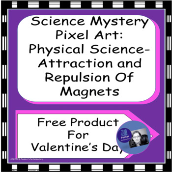 Preview of Science Mystery Picture Art: Physical Science-Attraction / Repulsion Of Magnets