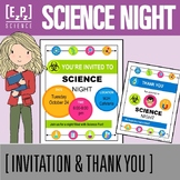 Science Night and Event Invitation & Thank You | Family Fu