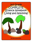 Science Notebook 3rd Grade: Living and NonLiving