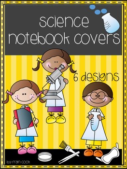 Preview of Interactive Science Notebook Cover ... 6 Different Designs!