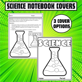 Preview of Science Interactive Notebook Covers