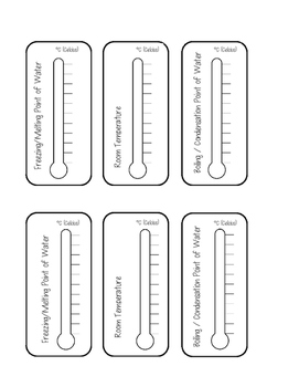 Preview of FREEBIE-Matter: Phase Change of Water Temperature (Interactive Notebook)