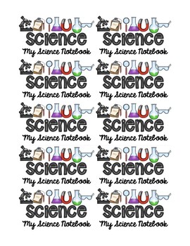 Preview of Science Notebook Labels