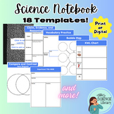 Science Notebook with 18 Google Slides Templates!