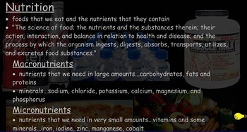 Preview of Science Nutrition