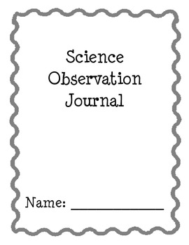 Preview of Science Observation Journal Cover