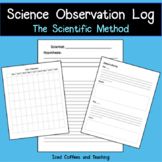 Science Observation Log - Scientific Method Booklet