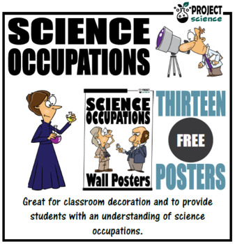 Preview of Science Occupations Wall Posters
