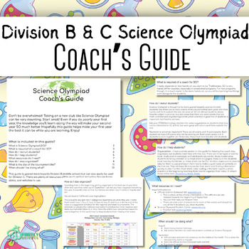 Preview of Science Olympiad Coach's Guide - Division B and C