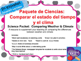 Science Packet: Comparing Weather and Climate IN SPANISH T