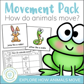 Animal Movement Science Pack by Little Lifelong Learners | TPT