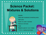 Science Packet: Mixtures and Solutions