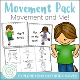 Movement and Me Activities - Foundation Science Packet