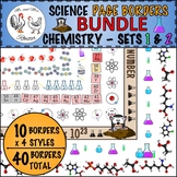 Science Page Borders BUNDLE: Chemistry Sets 1 and 2 {Portr
