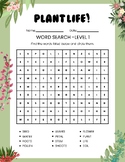 Science Plant Life Word Search Worksheet.