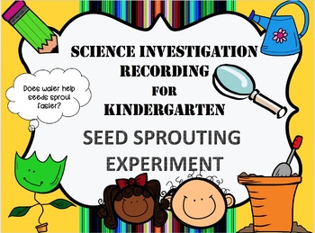 Preview of Seed Science Experiment Recording Sheet