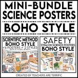 Science Poster Mini Bundle in Boho Style