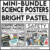 Science Poster Mini Bundle in  Bright Pastels