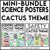 Science Poster Mini Bundle in a Cactus Theme