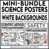 Science Poster Mini Bundle with White Backgrounds