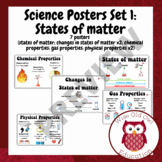 Science Poster Set 1: Matter and its properties