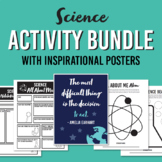 Science Poster and Activity Bundle | Back to School Decorations