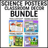 Science Posters Classroom Decor Bundle
