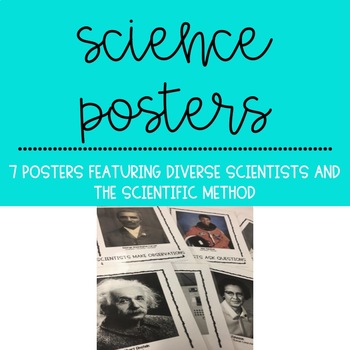 Preview of Science Posters Featuring Diverse Scientists and the Scientific Method